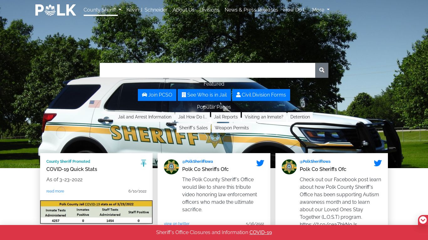 County Sheriff - Polk County Iowa